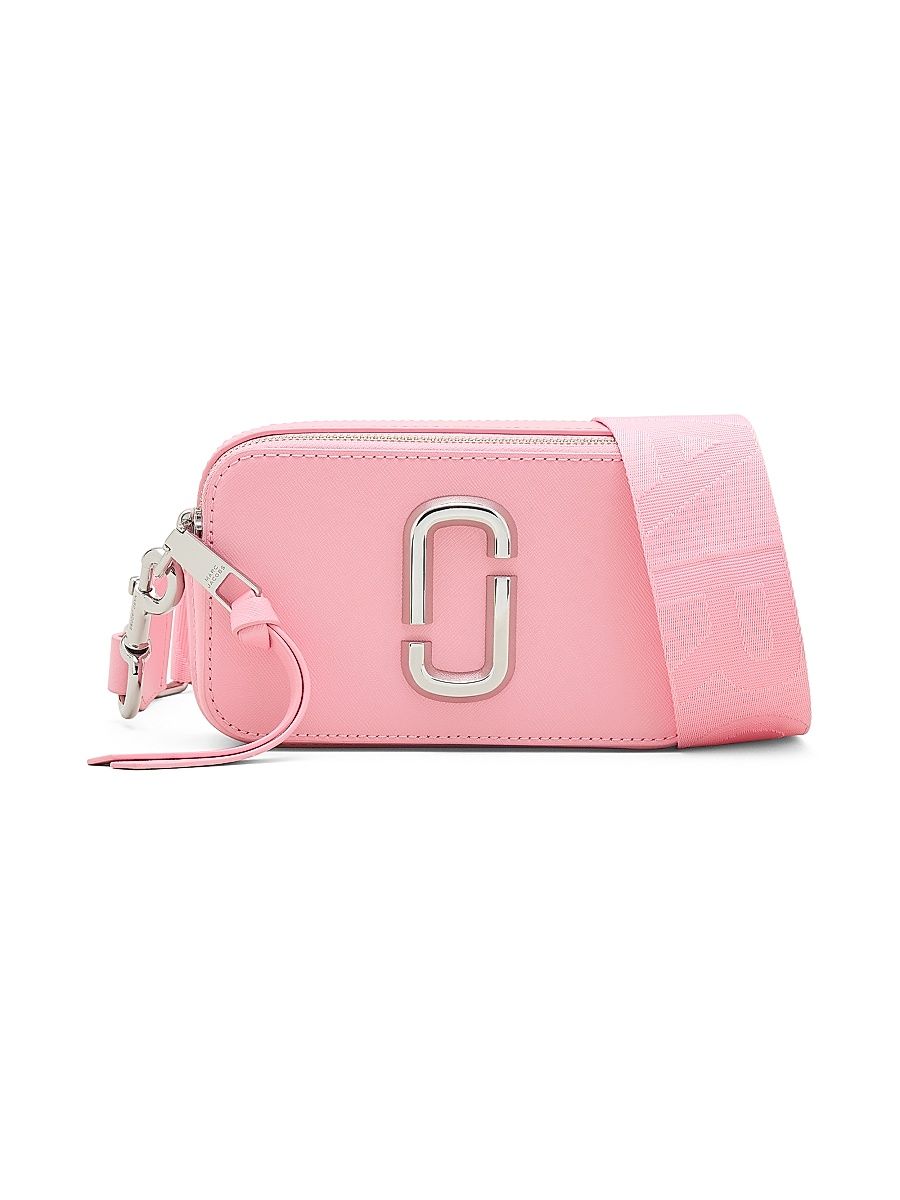 Women's The Solid Snapshot Leather Crossbody Bag - Ribbon Pink