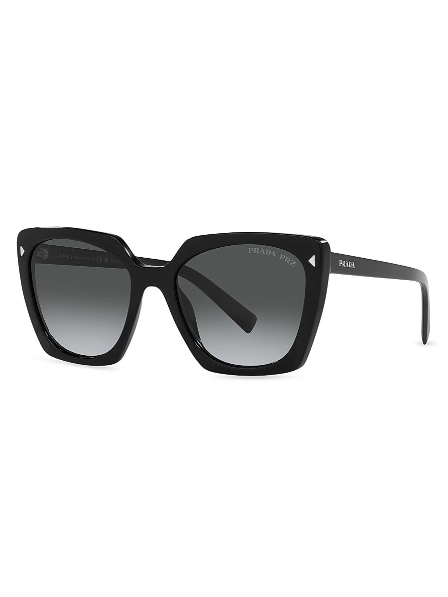Women's 47MM Square Sunglasses - Black