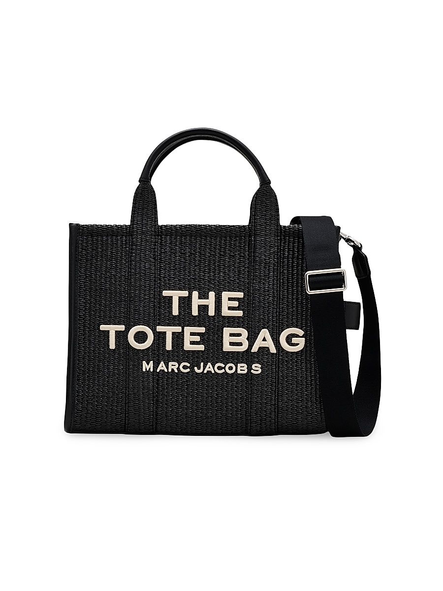 Women's The Woven Medium Tote Bag - Black