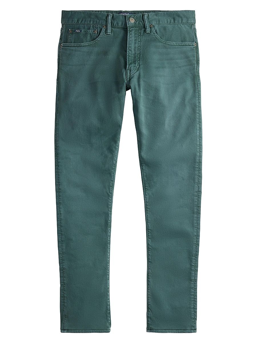 Men's Sullivan Slim-Fit Straight-Leg Jeans - Hillstone Charter Green - Size 38