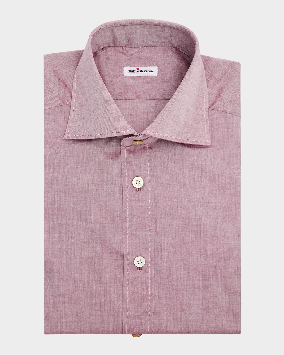 Men & apos;s Cotton Point-Collar Dress Shirt