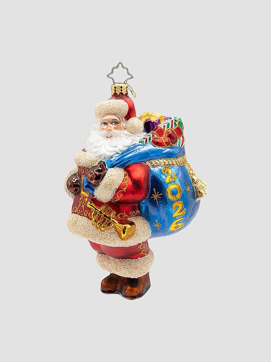 A Bag Full Of Memories 2026 Glass Santa Ornament