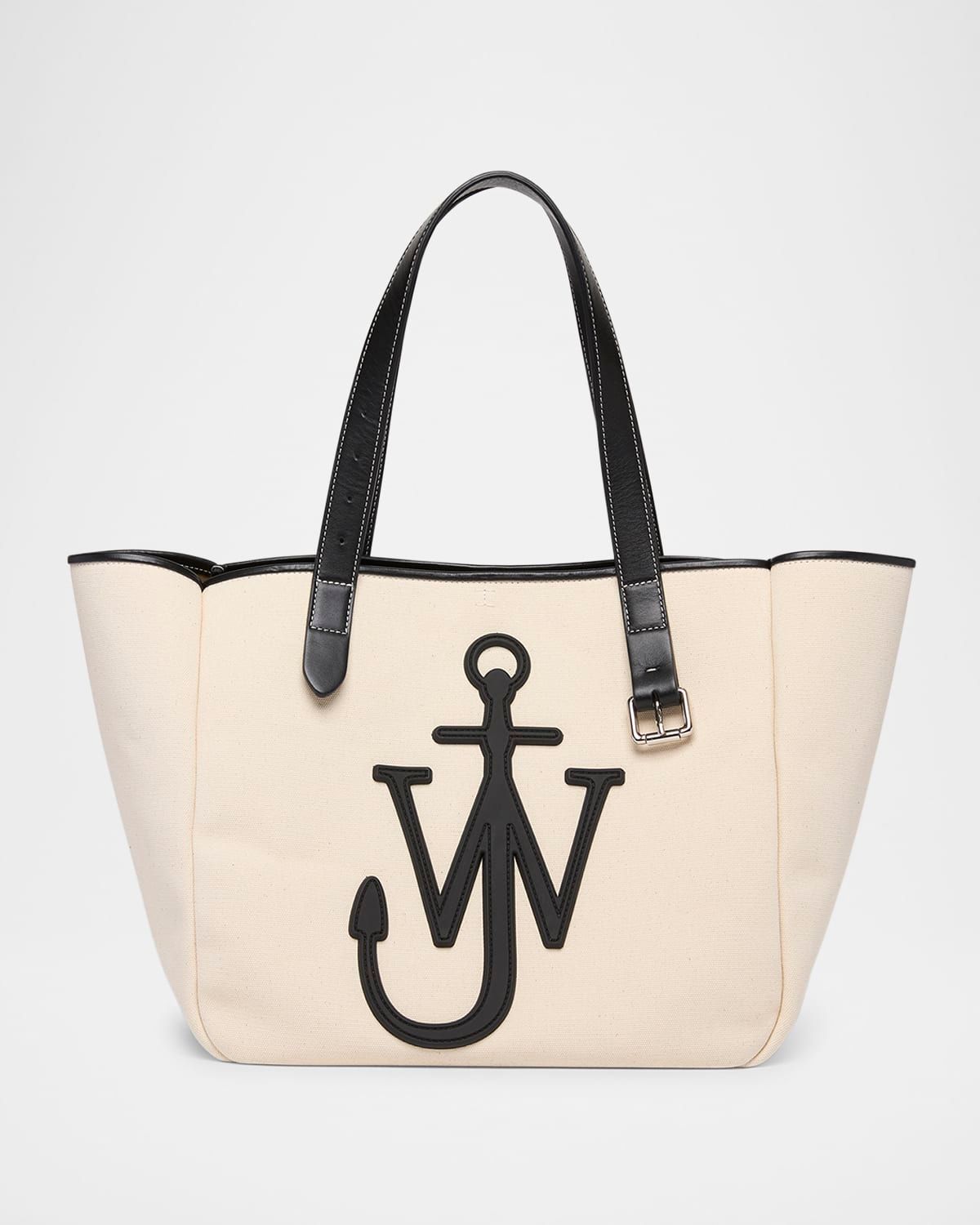 Belt Logo Canvas Tote Bag