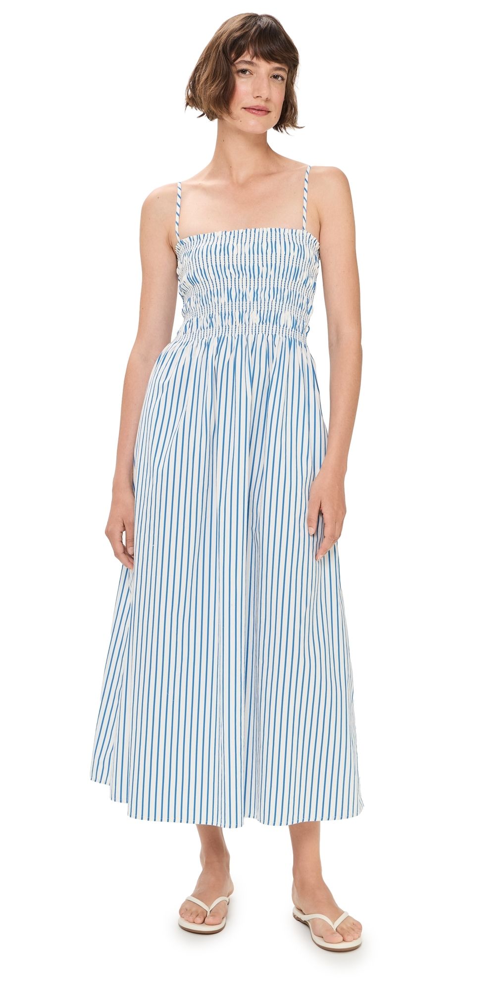 Pistola Bianca Dress Blue White Stripe M