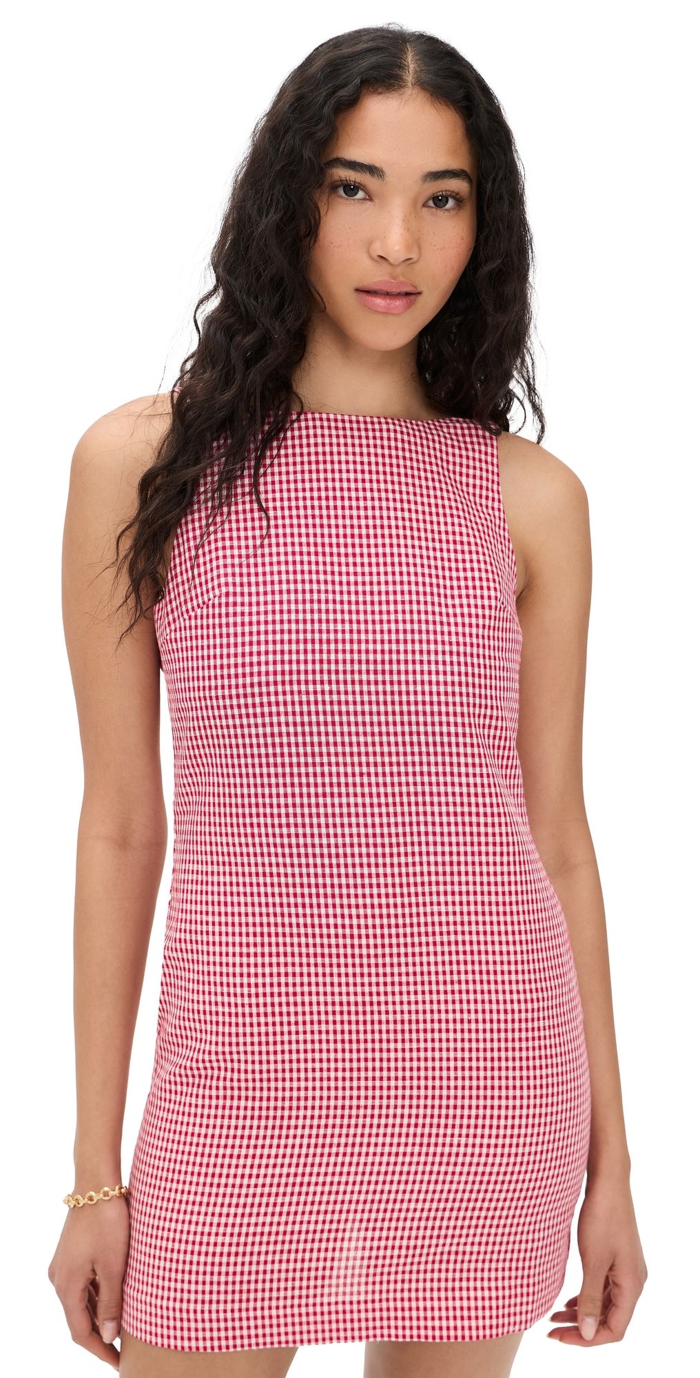 o. p.t Jasmine Dress Red Gingham 6