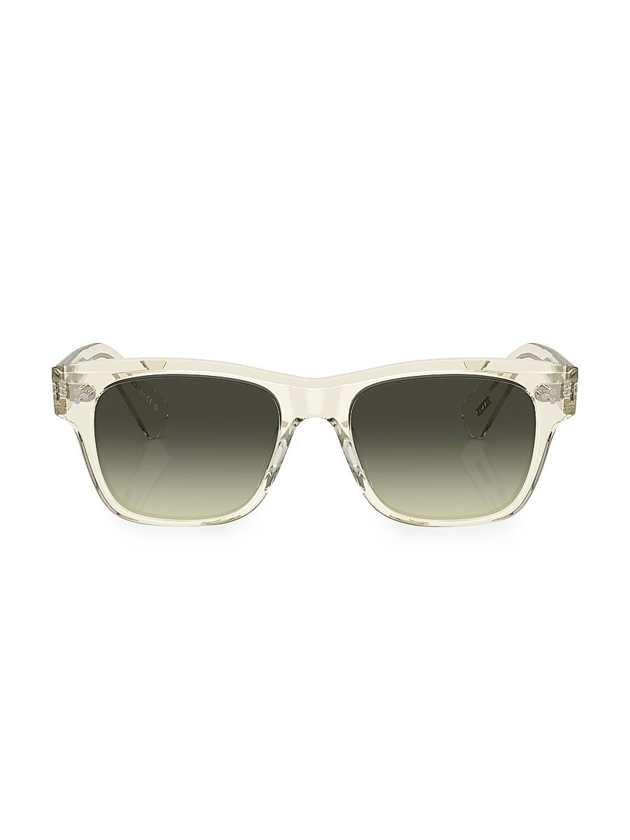 Women's Birell 52MM Square Sunglasses - Ivory
