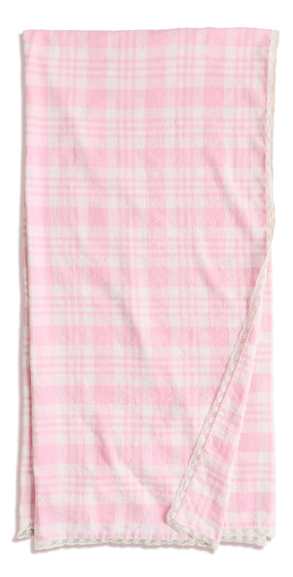 LoveShackFancy Yarn Dye Table Cloth Sandy Blush One Size