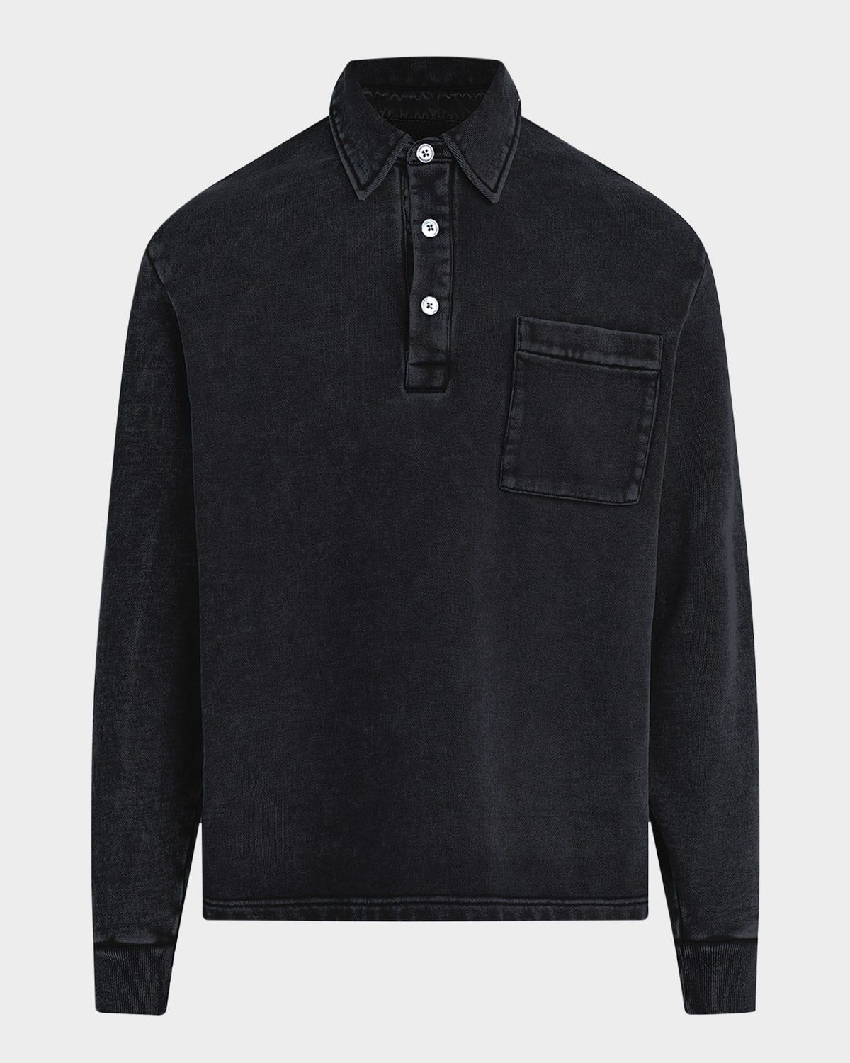 Men & apos;s Cotton Polo Sweatshirt