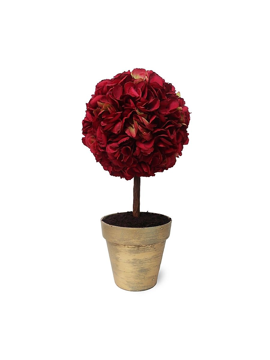 Artificial Hydrangea In Ceramic Pot