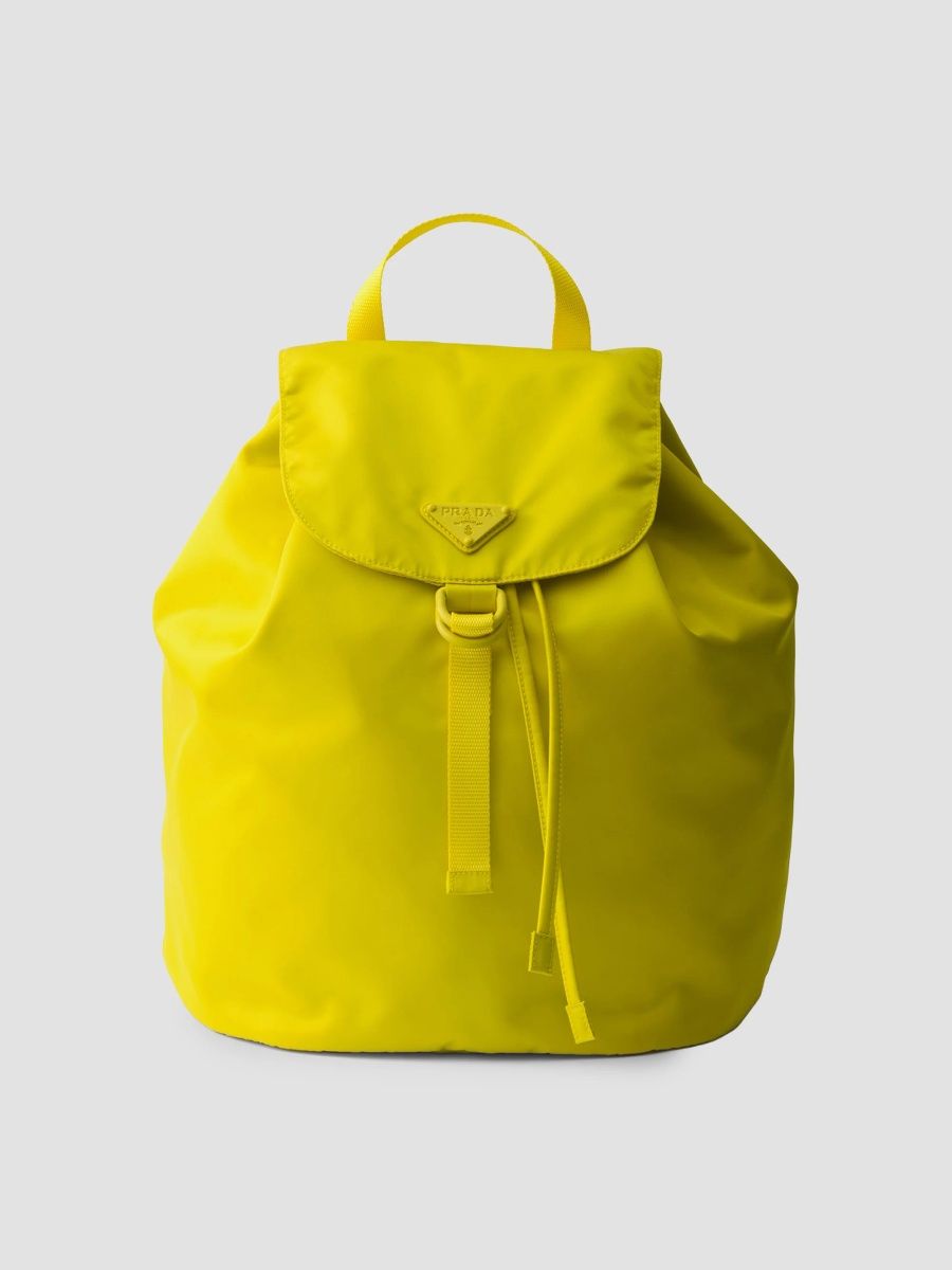 Prada Men's Re-Nylon Backpack - Yellow