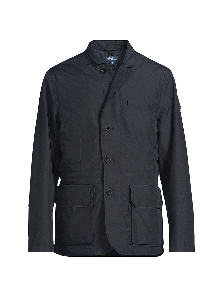 Men's Water-Repellent Twill Jacket - Collection Navy - Size XXL