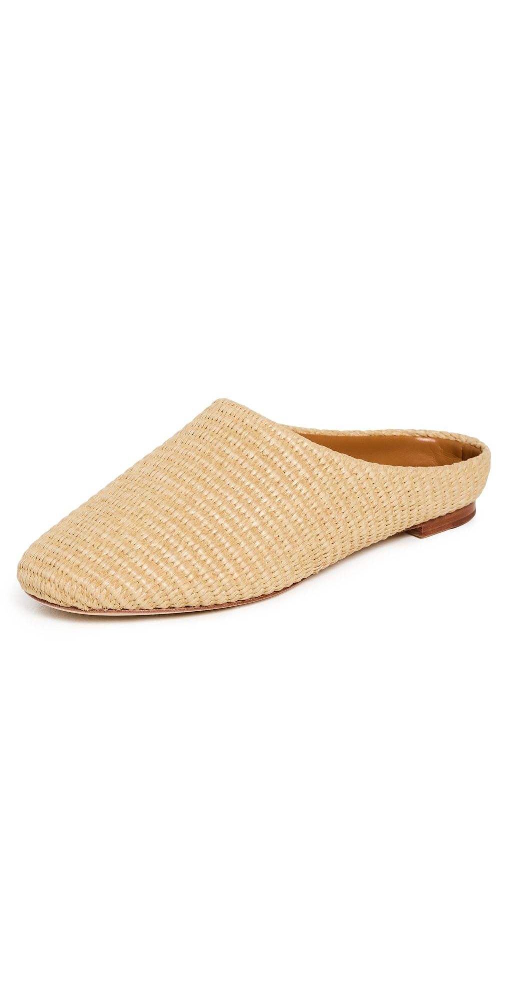 SIMONMILLER Raffia Riad Slippers Natural 35