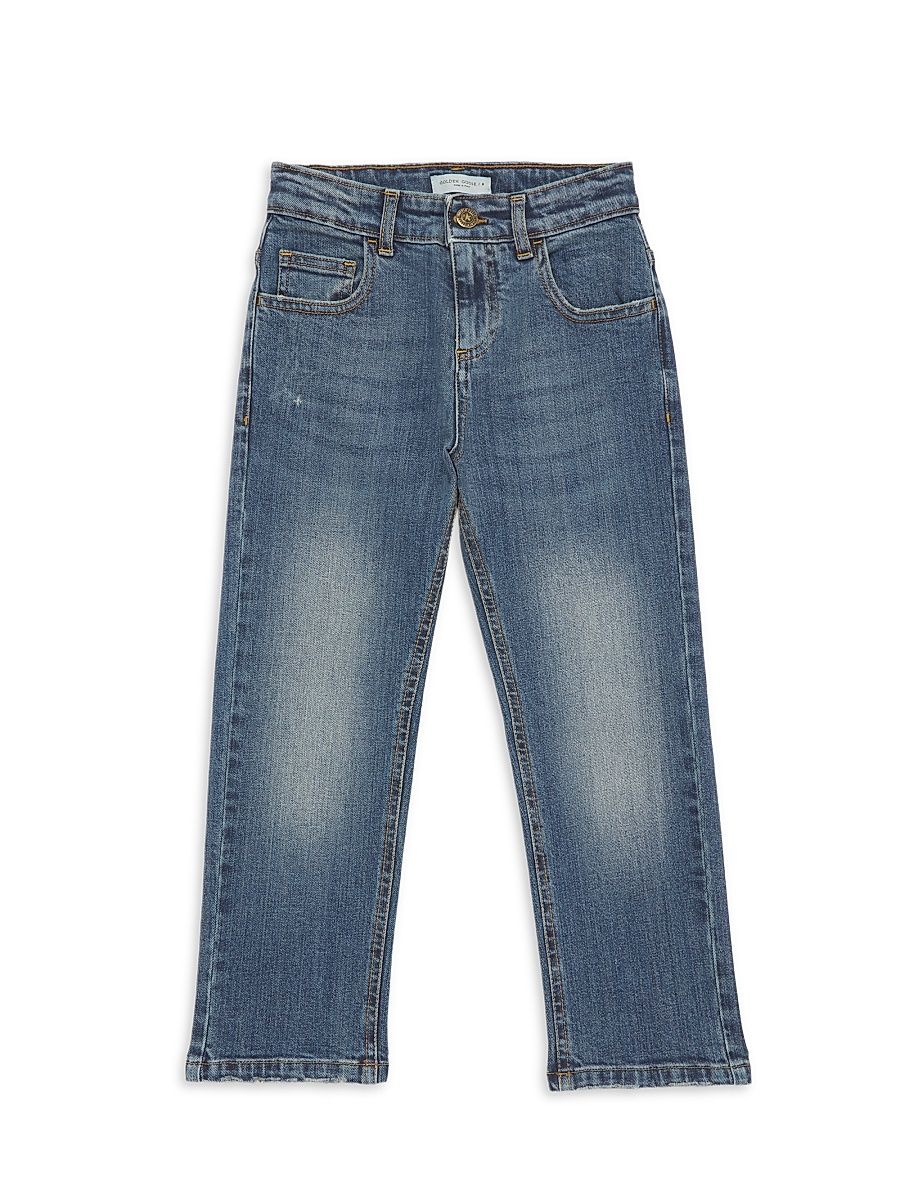 Little Boy's & Boy's Stone Washed Regular-Fit Jeans - Medium Blue - Size 10