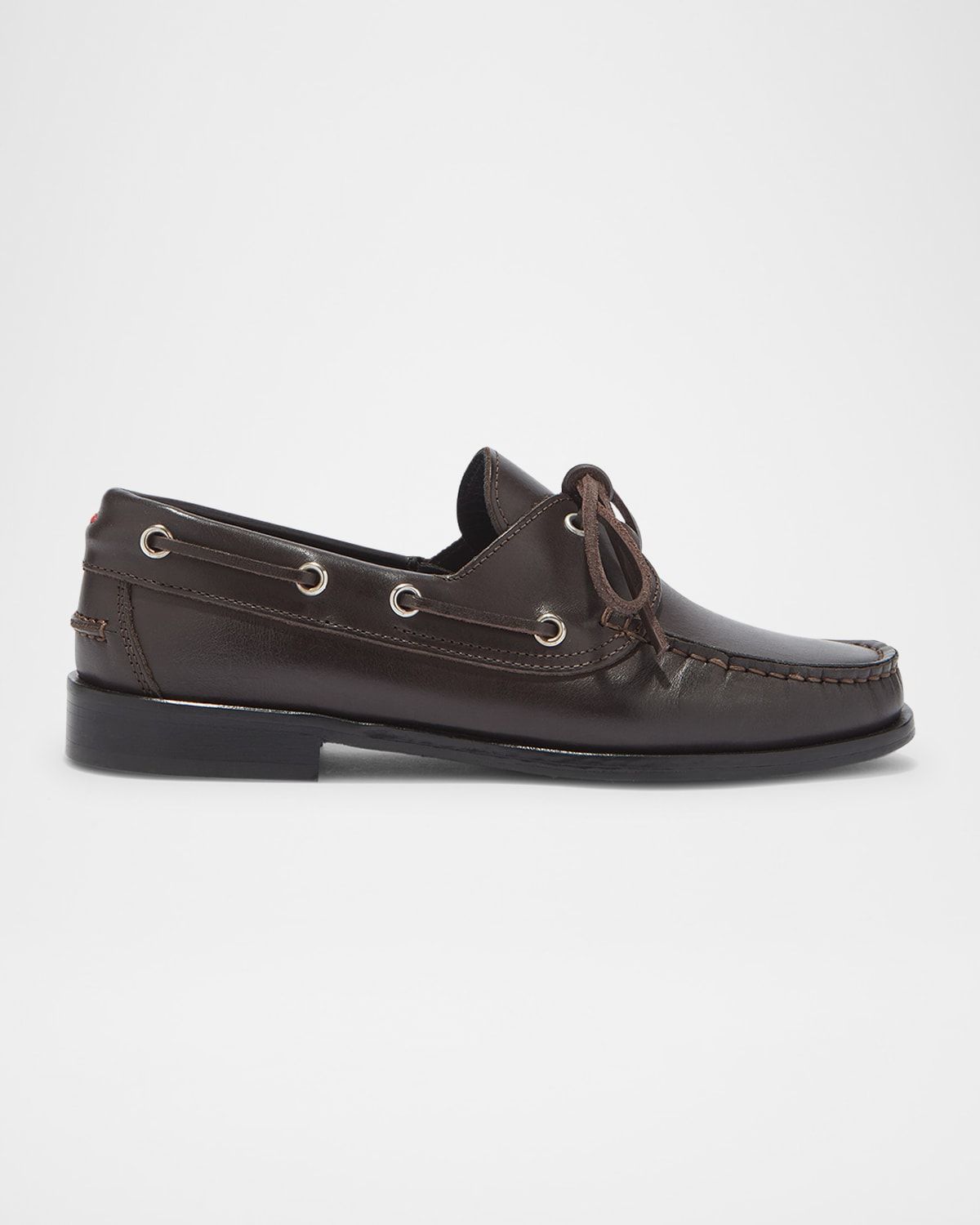 Harris Calfskin Lace-Up Loafers