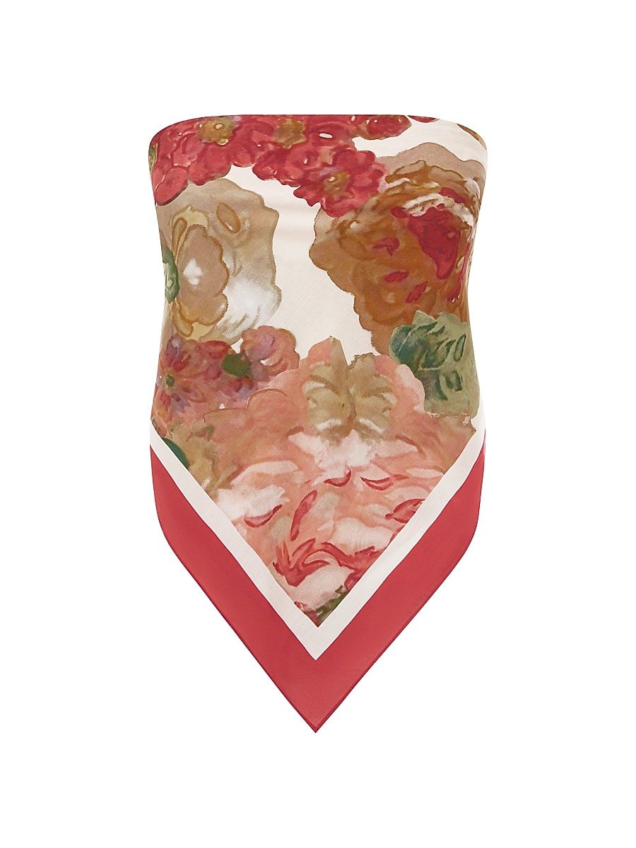 Women's Tapestry Signature Printed Scarf - Dahlia