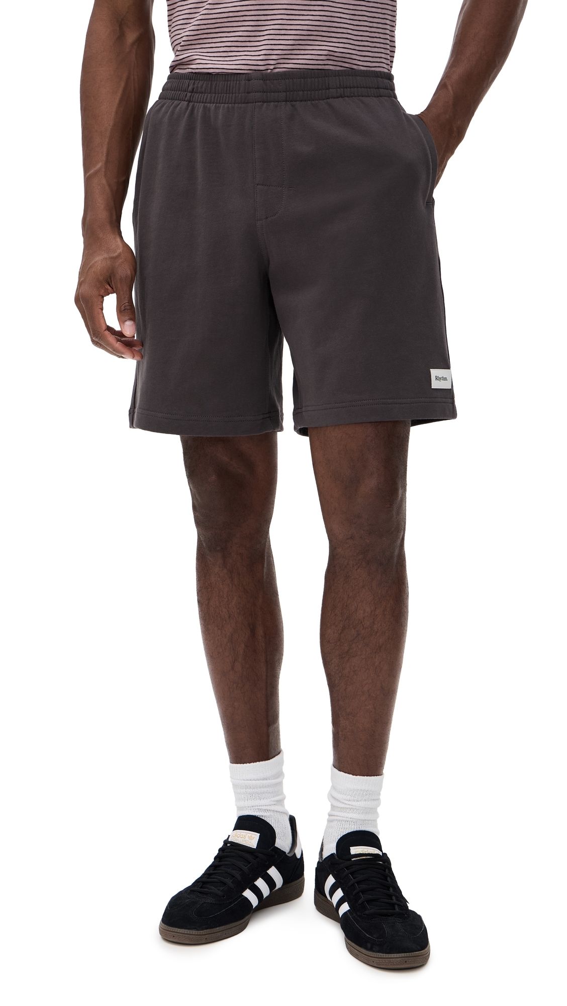 Rhythm Terry Jam Shorts Charcoal 34