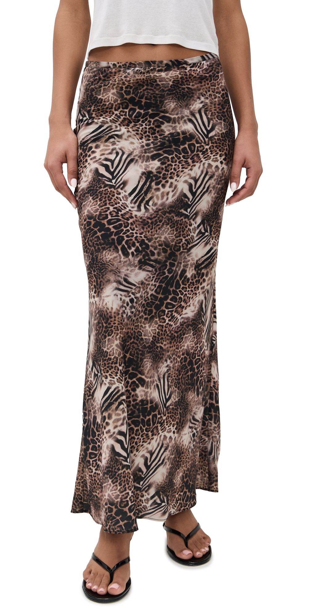 Lioness Hudson Maxi Skirt Multi Animal XS