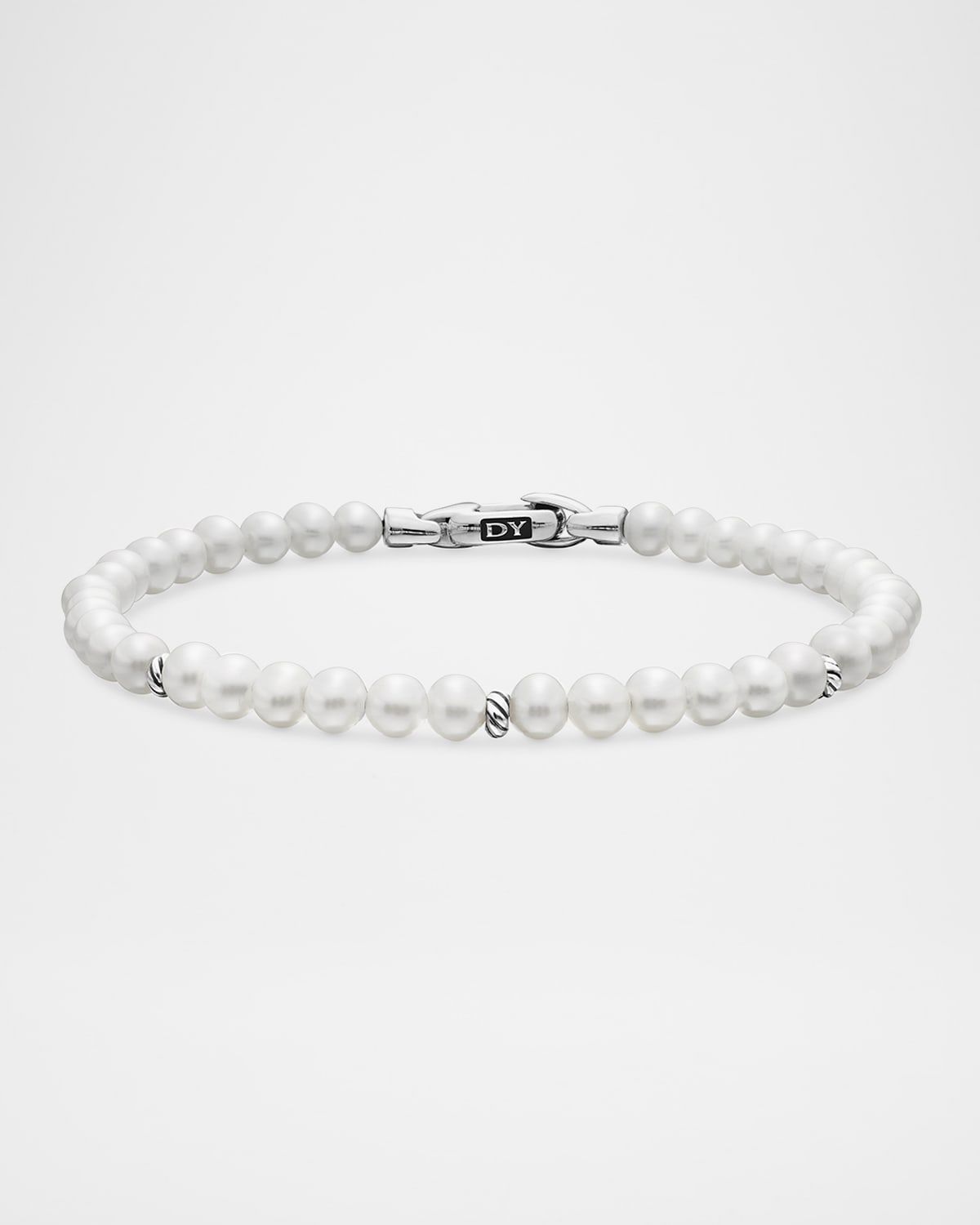 Bijoux Spiritual Beads Bracelet with Silver, 4mm