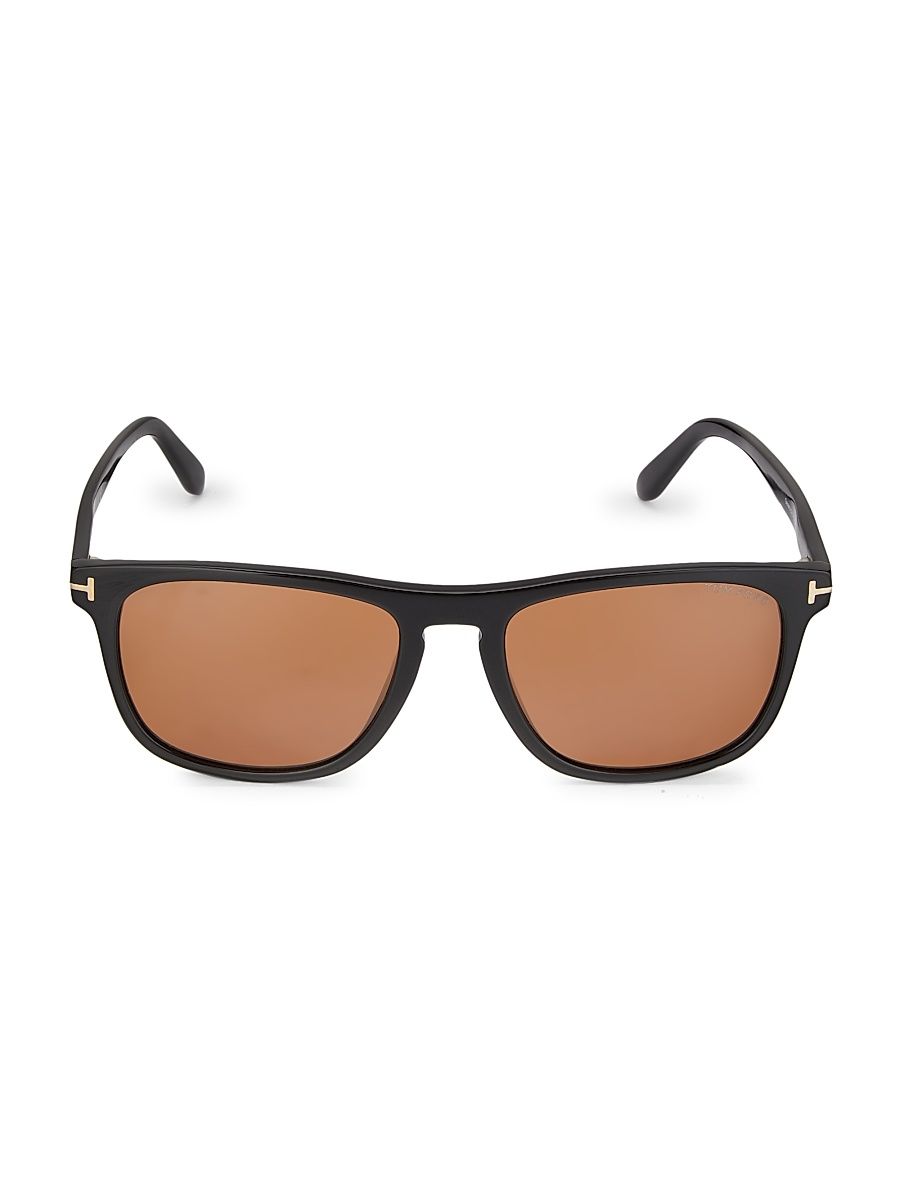 Men's Gerard-02 Acetate Square Sunglasses - Black