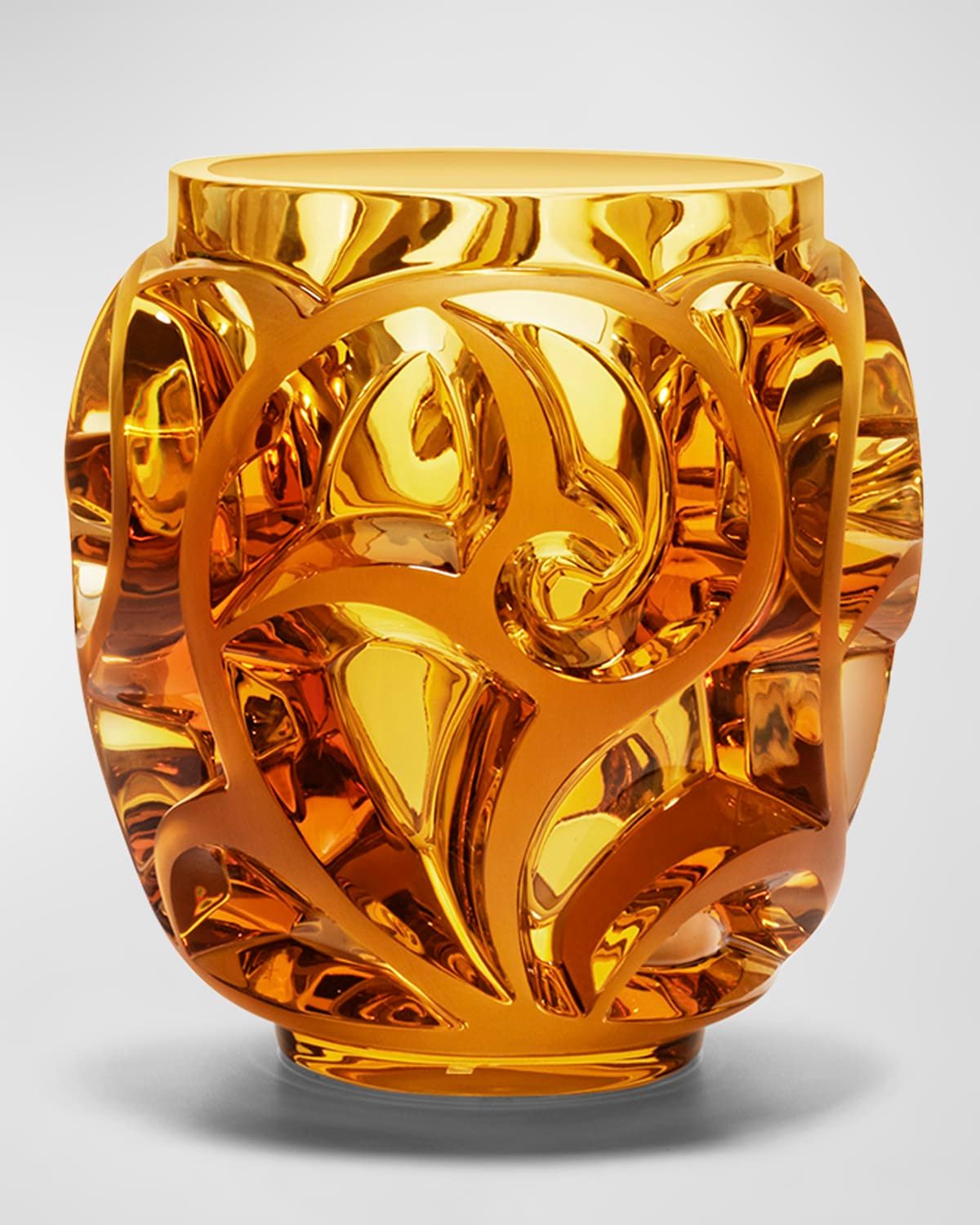 Tourbillons Amber Vase