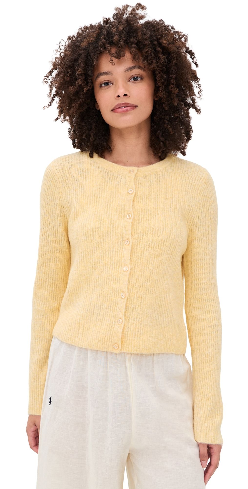 Z Supply Medina Rib Cardigan Custard XL