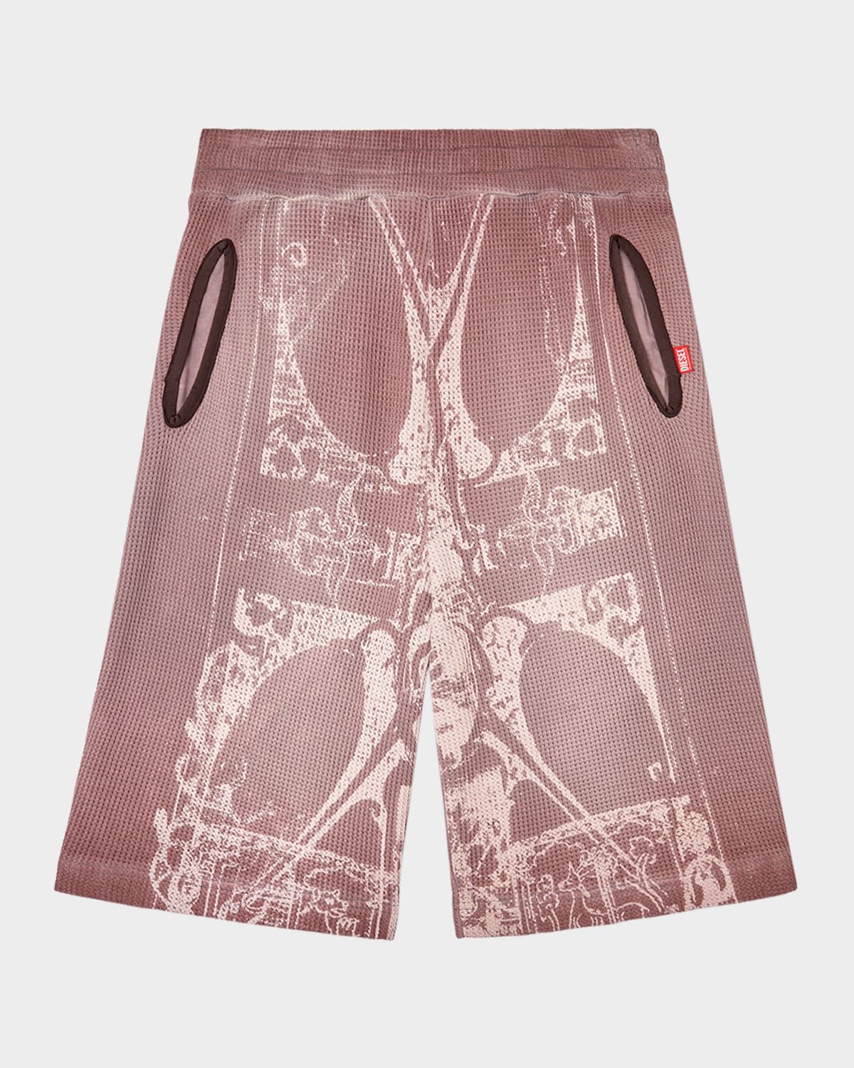 Men & apos;s P-Warky Waffle Knit Long Shorts