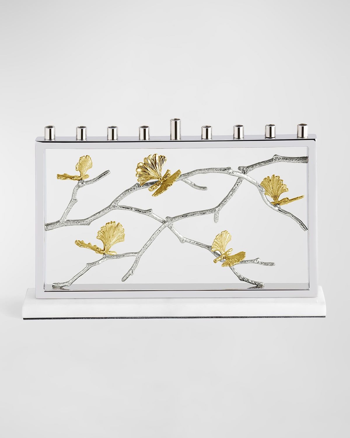 Butterfly Ginkgo Luxe Menorah