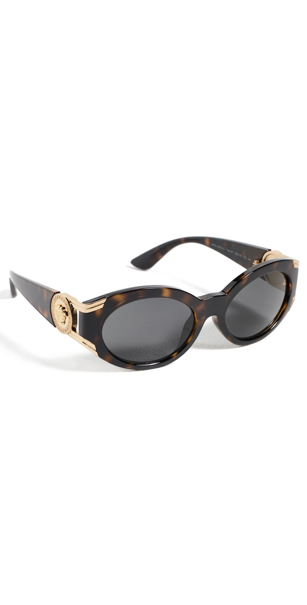 Versace Medusa Oval Sunglasses Havana One Size
