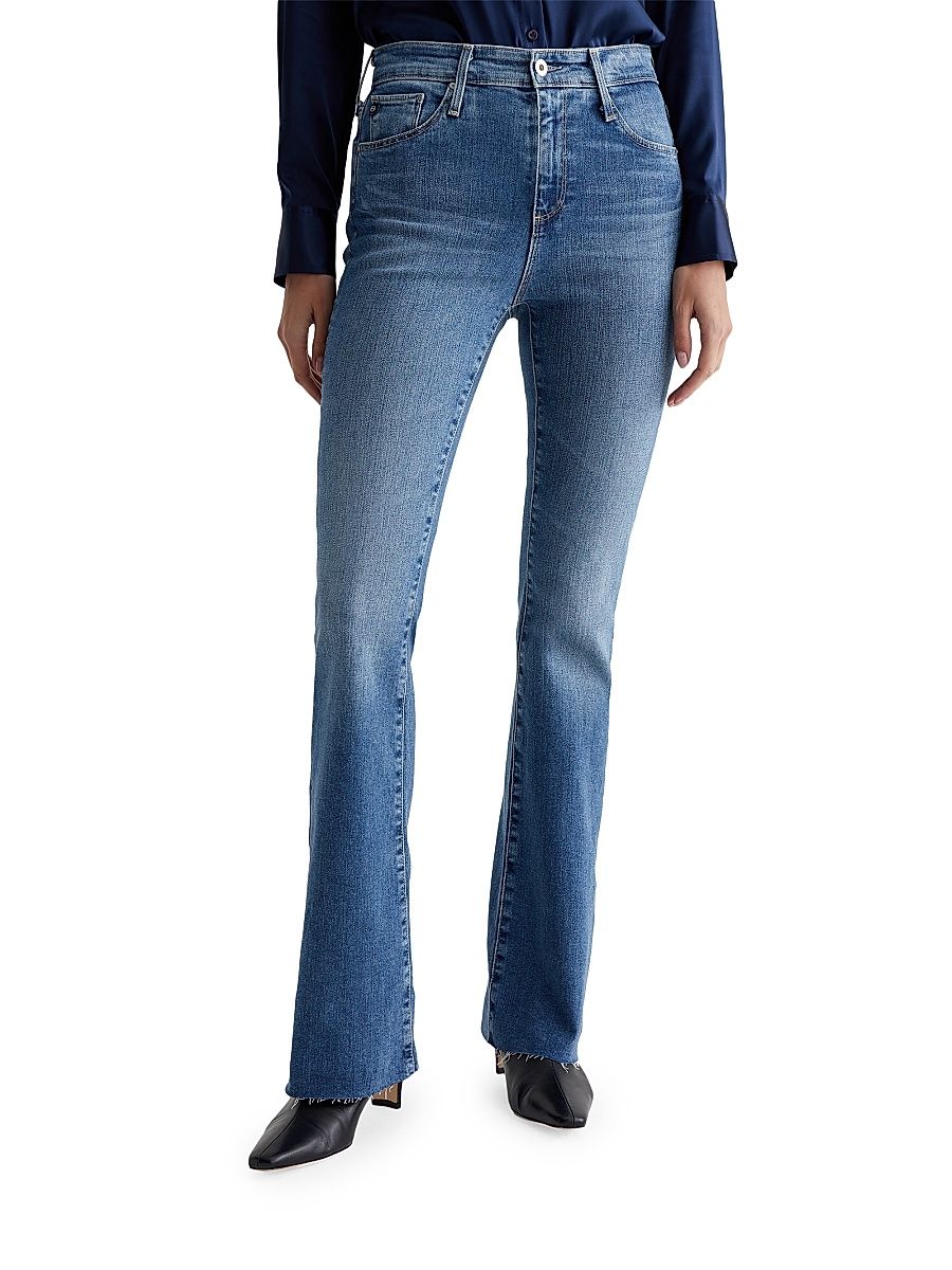 Women's Farrah Mid-Rise Stretch Boot-Cut Jeans - Montecito - Size 32