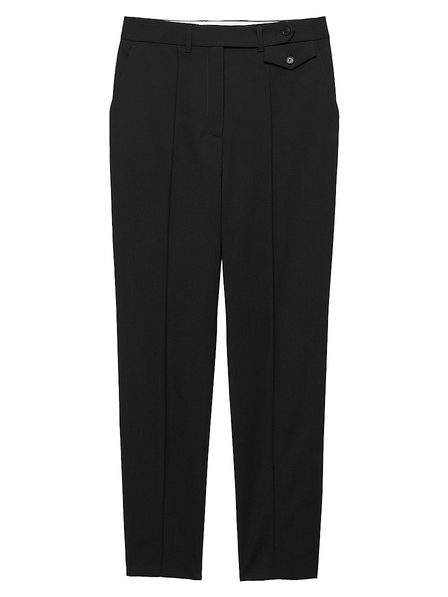 Women's Light Wool Pants - Black - Size 0