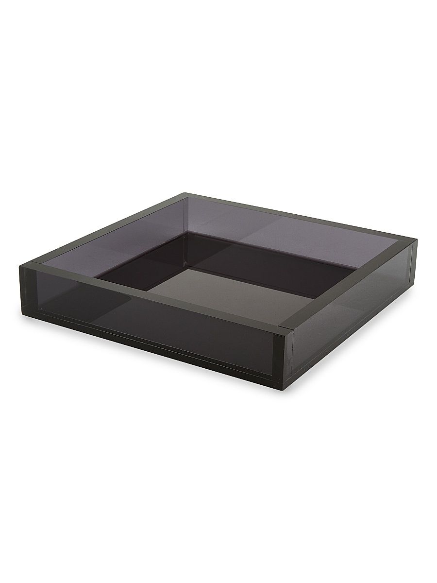 Lucite Clear Square Tray - Clear