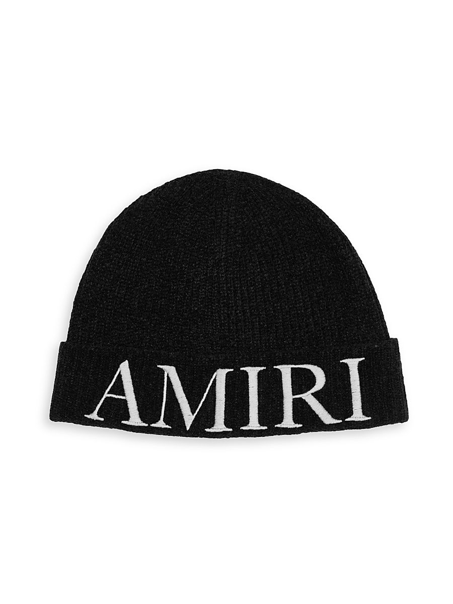 Men's Logo Wool Beanie - Black