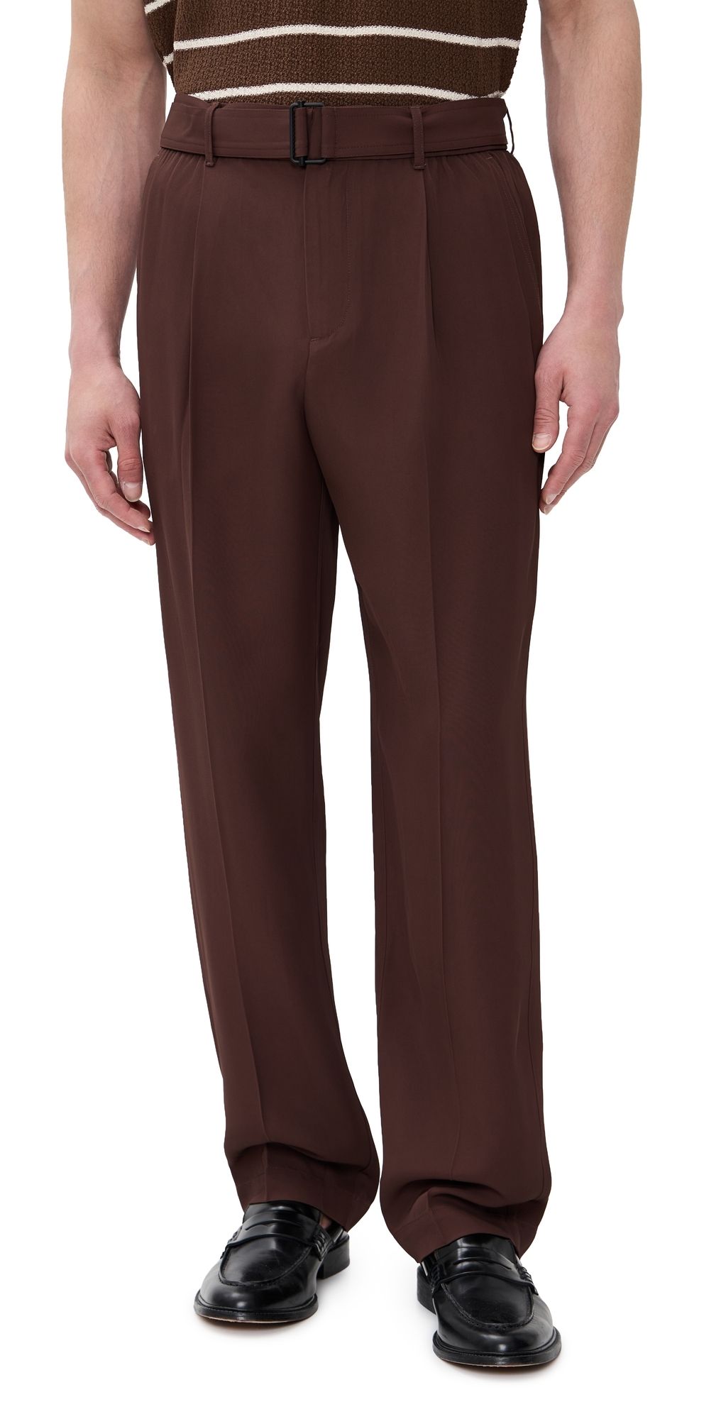 SIMKHAI Elvis Trousers Chocolate L
