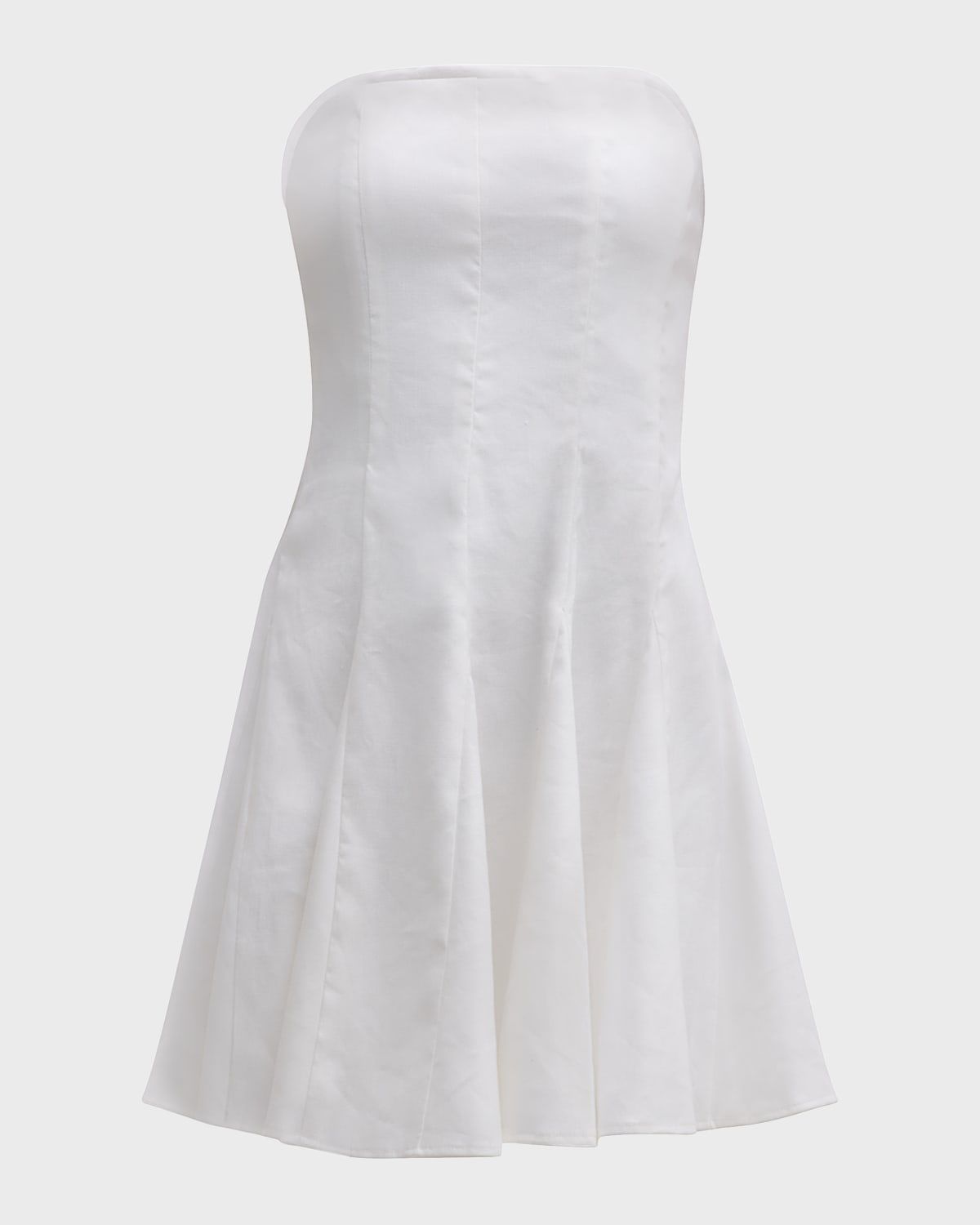 Cameron Strapless Godet Mini Dress