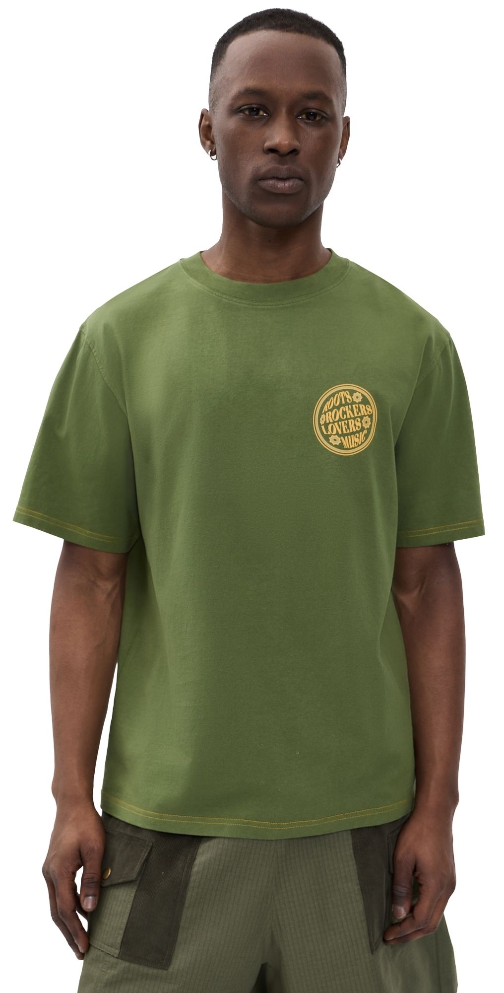 Nicholas Daley Poster Tee Olive XL