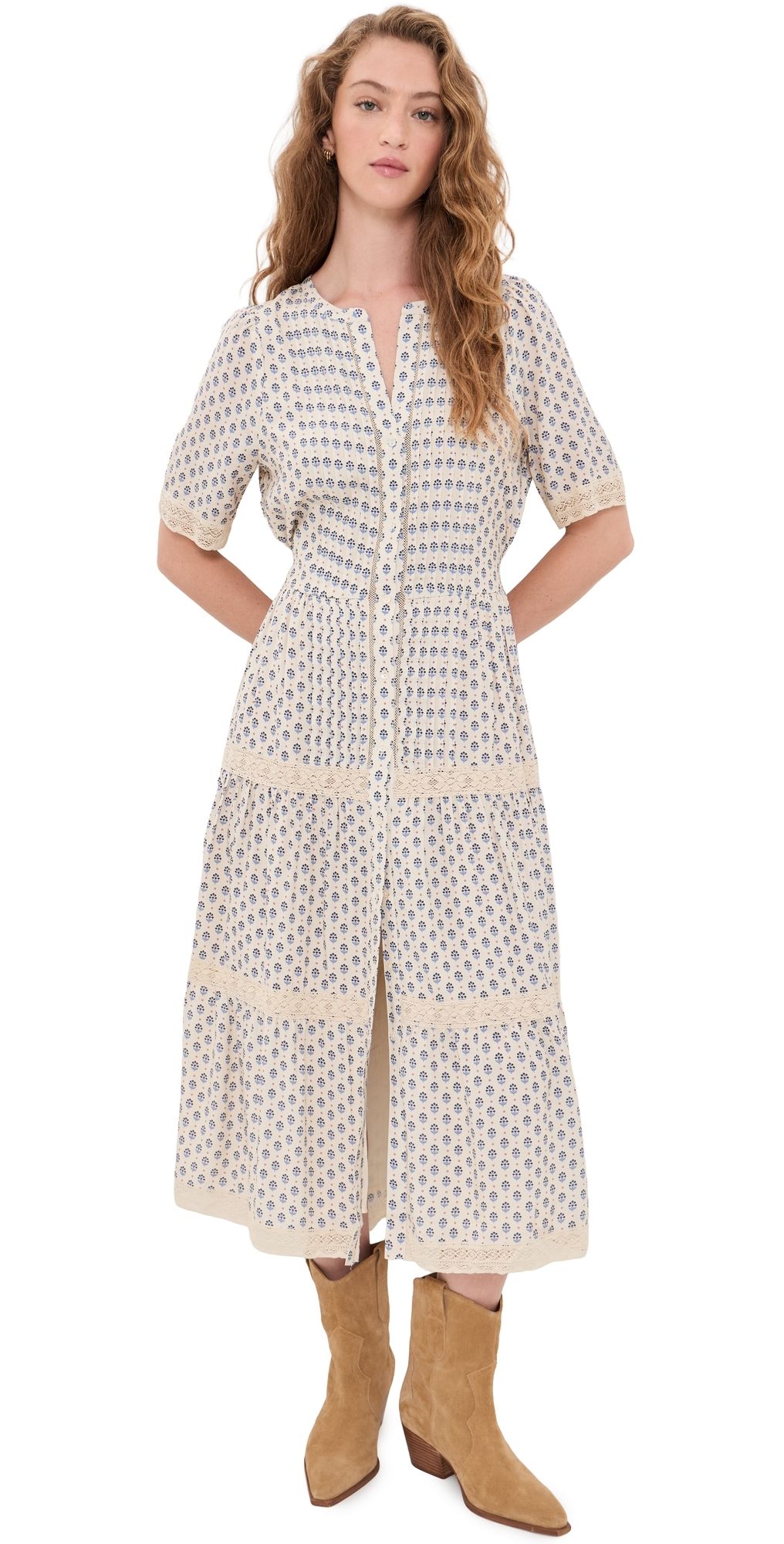 Marea Eve Dress Blue Mini Petunia M