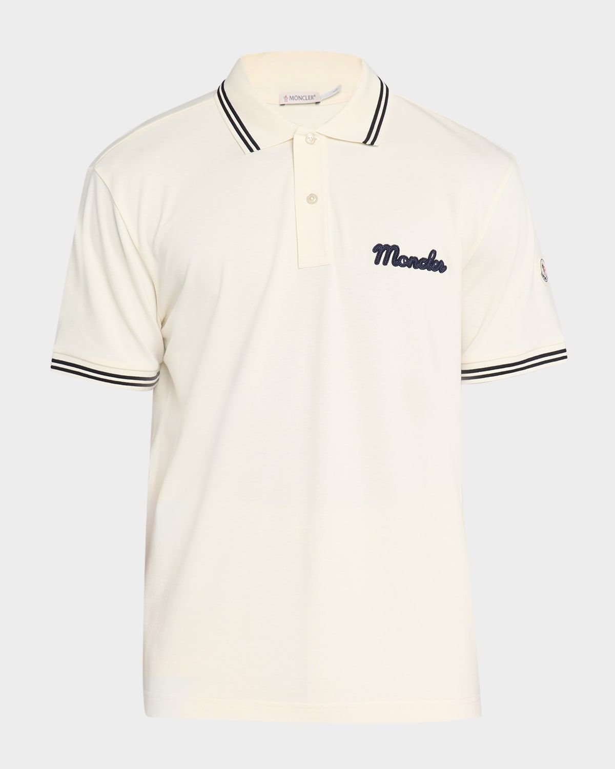 Men & apos;s Logo Script Short Sleeve Polo