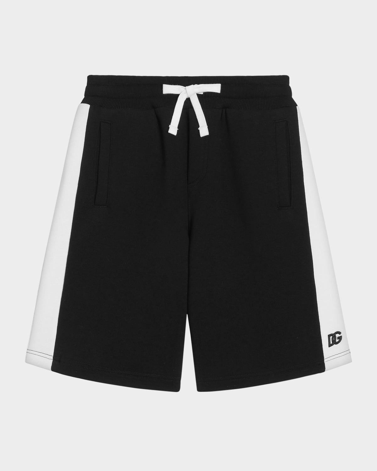 Boy & apos;s DG Fleece Shorts with Side Stripes, Size 8-14