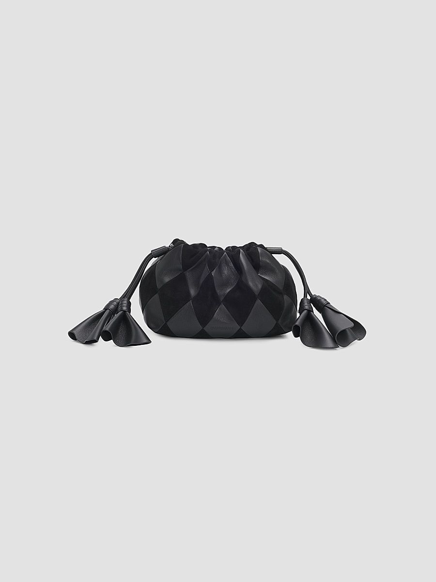 Women's Cloud 91 Small Leather Clutch - Black