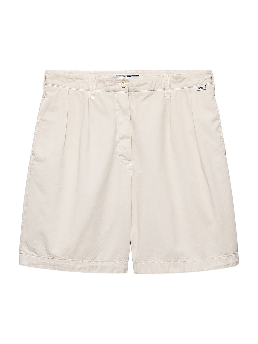 Women's Old Gabardine Bermudas - Beige - Size 10