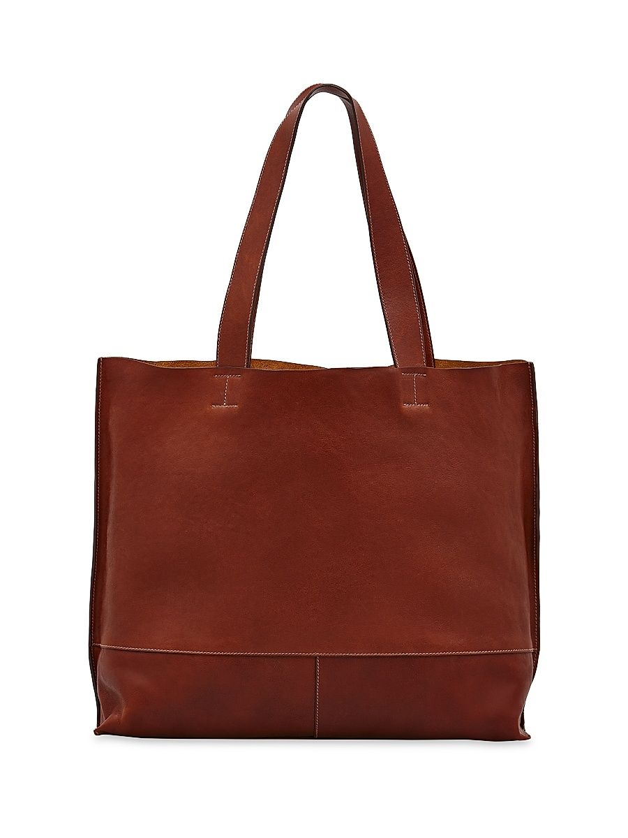 Women's Talamone Leather Tote - Sepia