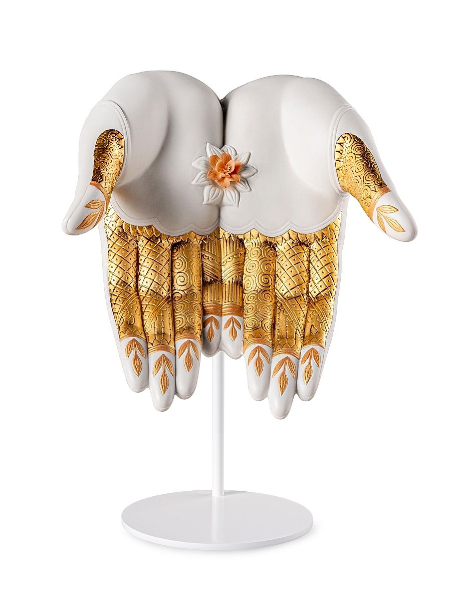 Hinduism Abundance Mudra Porcelain Sculpture