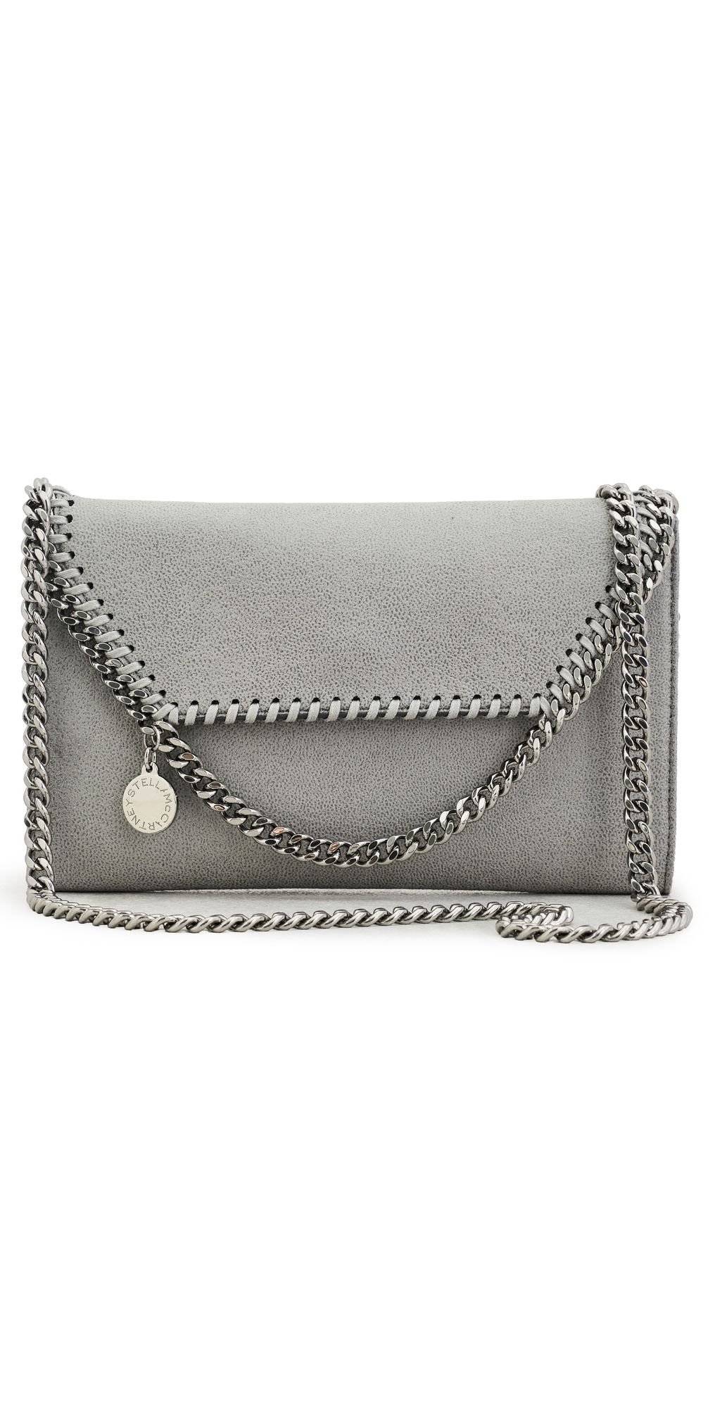 Stella McCartney Falabella Wallet with Chain Black One Size