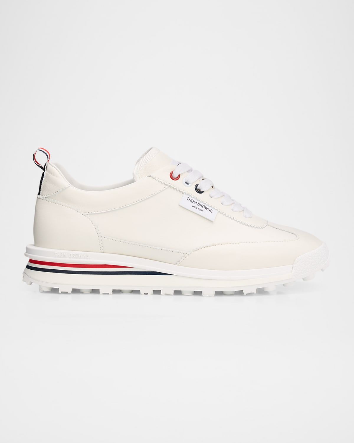 Soft Tech Leather Runner Sneakers