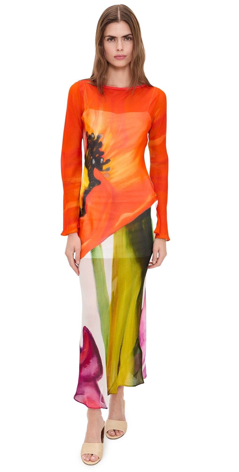 Significant Other August Maxi Dress Poppy Botanic 10