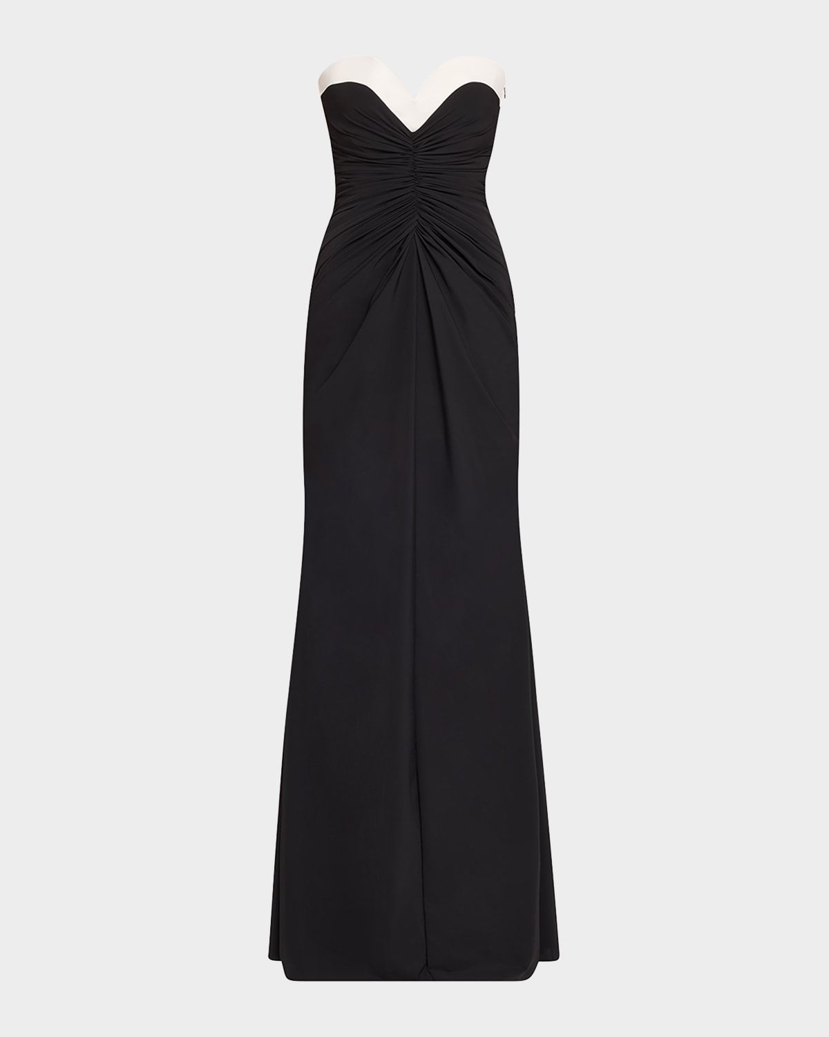 Tokumy Strapless Ruched Jersey Gown