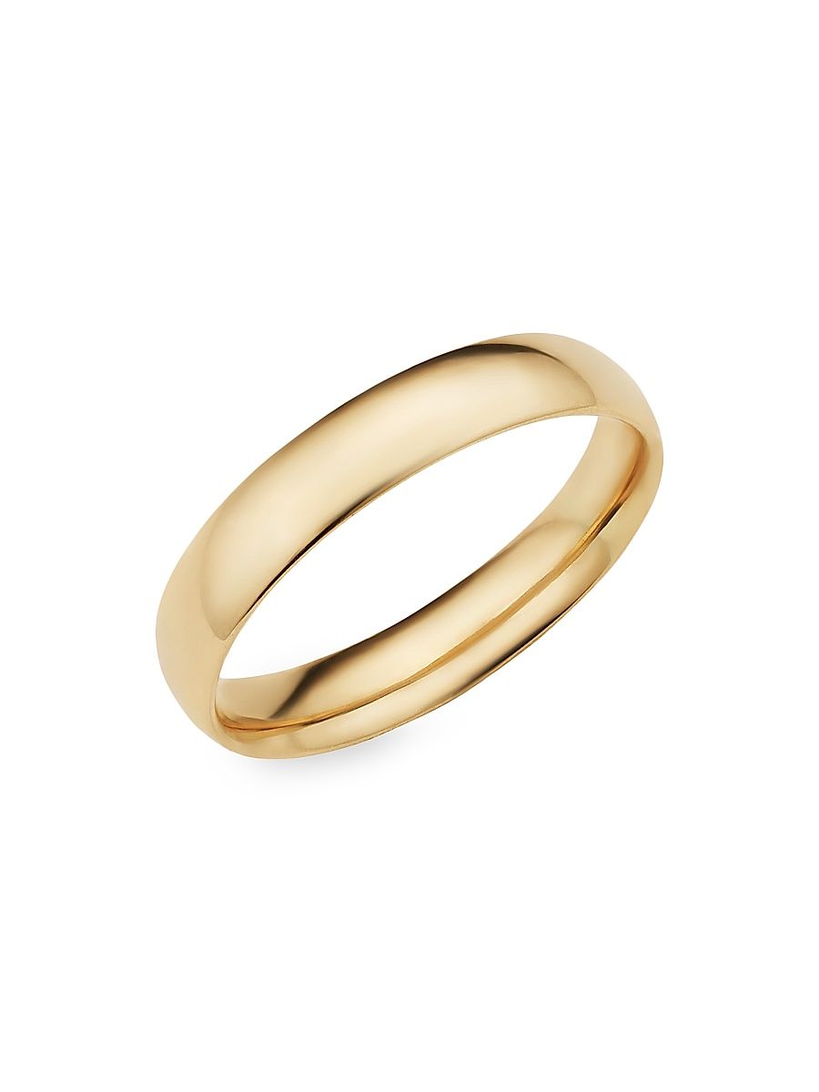 Women's 14K Yellow Gold Forever Band Bold Ring - Yellow Gold - Size 10