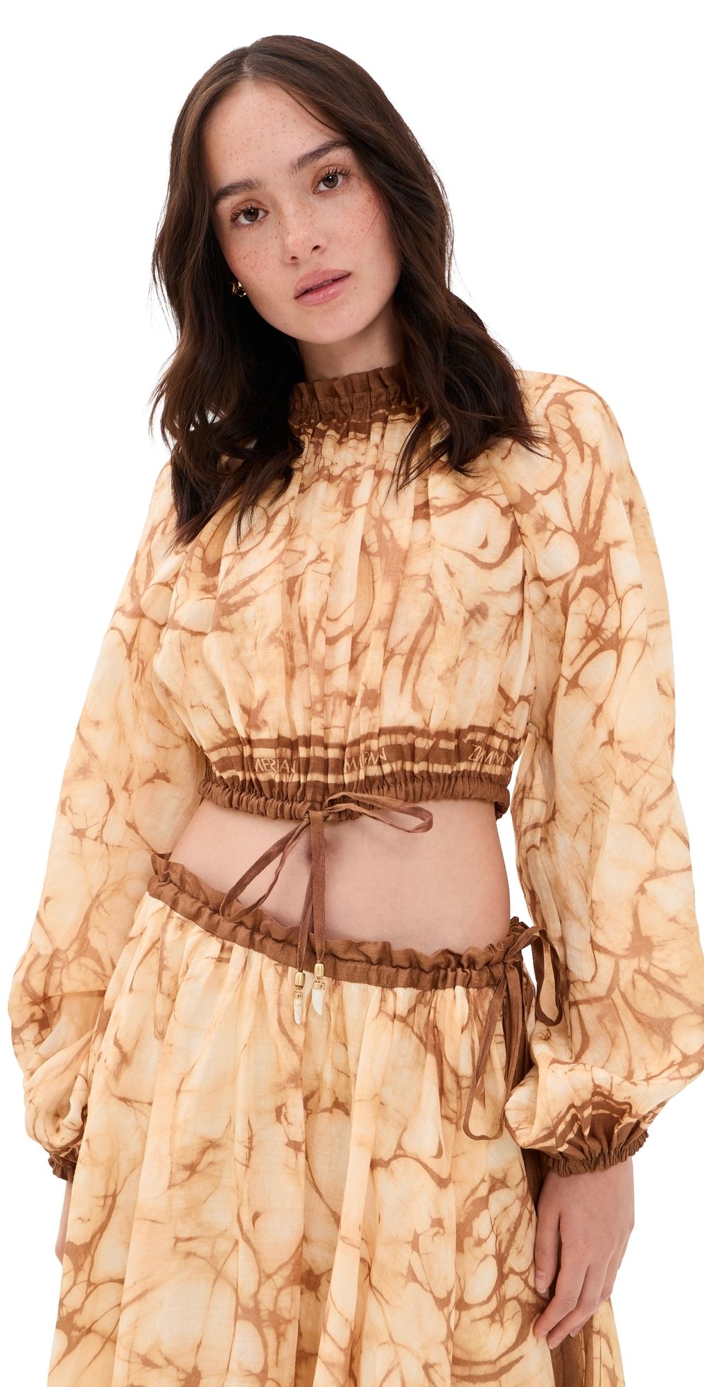 Zimmermann Indra Bodice Chocolate Tie Dye 2