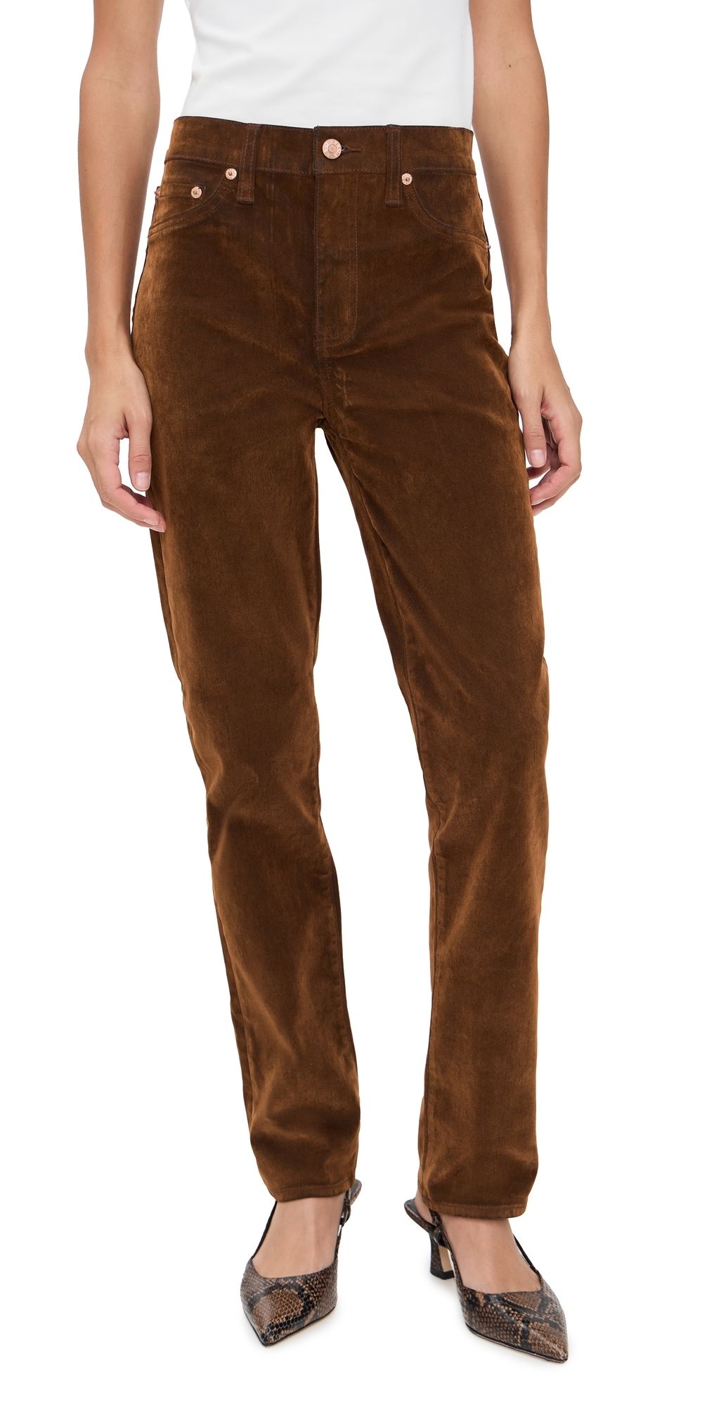 DAZE Velveteen Smarty Pants Cognac 28