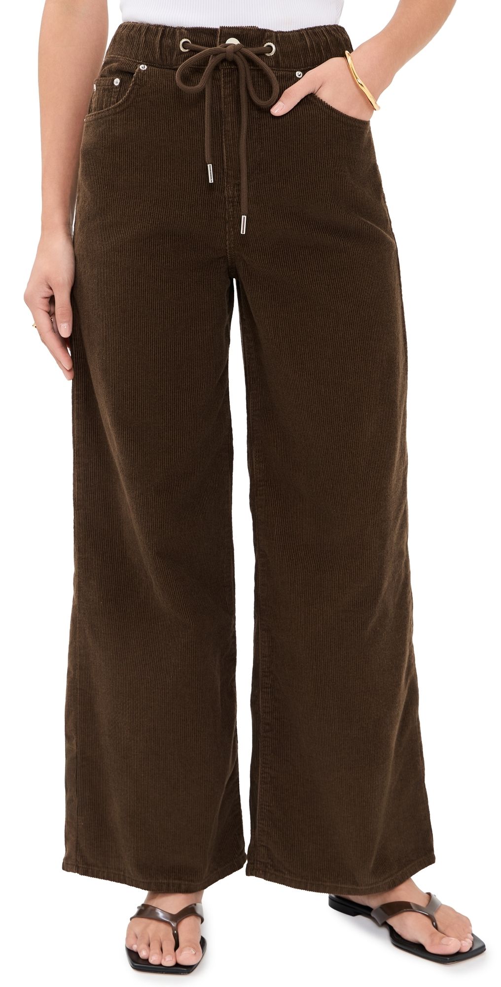 ALIGNE Alicia Corduroy Pants Chocolate 6